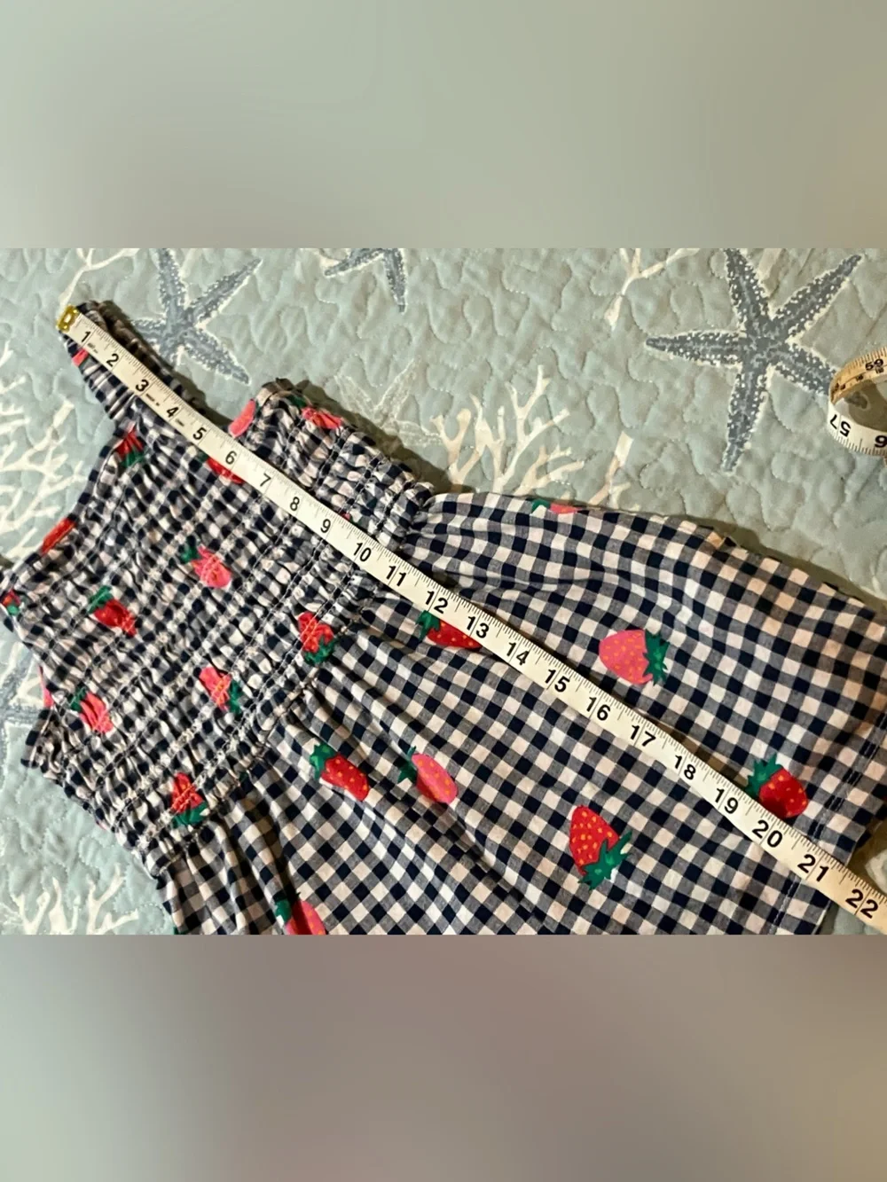 Old Navy girls medium (8) smocked top 1 piece shorts